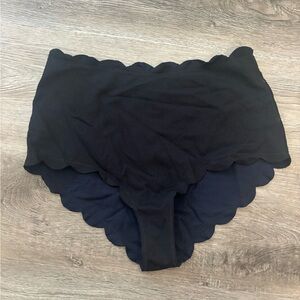 marysia SANTA MONICA BOTTOM reversible scalloped bikini briefs size medium